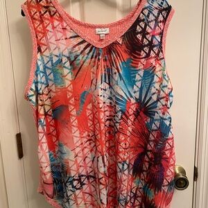 Colorful Sleeveless Top